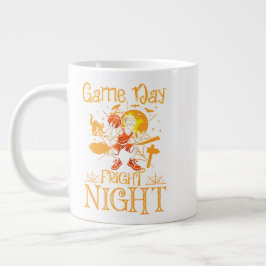 Taza De Café Gigante Noche de Terror en el Día del Juego Deportes Hallo