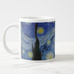 Taza De Café Gigante Noche estrellada, pintura al óleo, Vincent Van Gog