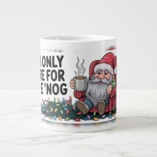 Taza De Café Gigante "Nog Only Santa"