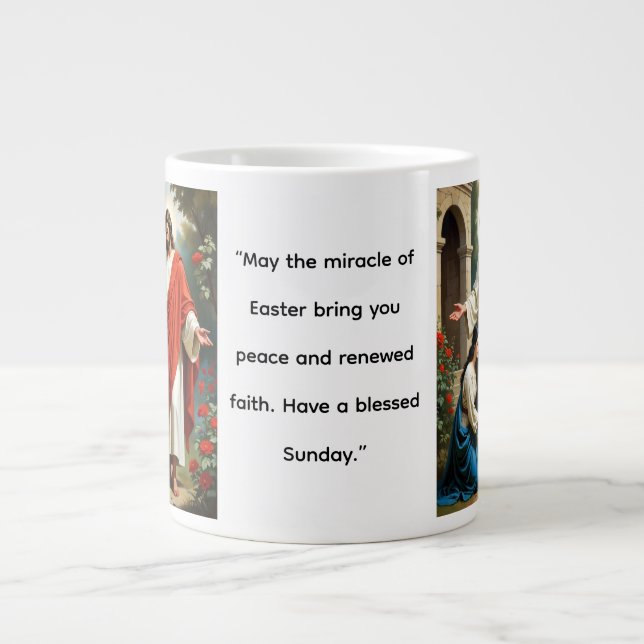 Taza De Café Gigante Noli Me Tangere Image and Greetings (Frente)