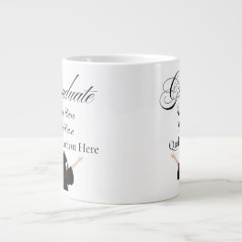 Taza De Café Gigante Nombre de graduación personalizado, regalo persona