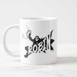 Taza De Café Gigante Nombre del pincel de lápiz Robin