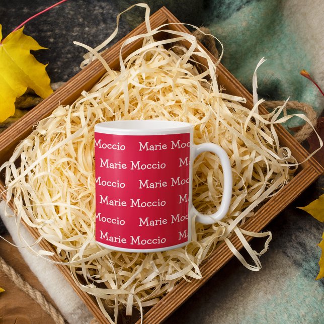 Taza De Café Gigante Nombre personalizado: café gigante rojo (Subido por el creador)
