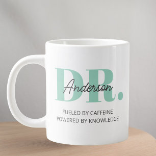 Taza De Café Gigante Nombre Personalizado Cita Divertida Graduación de 