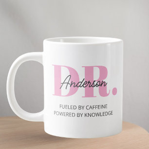 Taza De Café Gigante Nombre Personalizado Cita Divertida Regalo de Grad