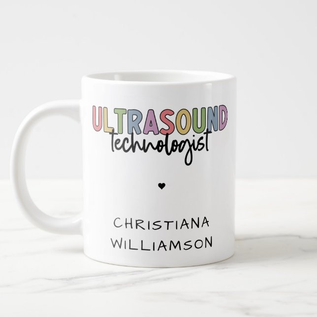 Taza De Café Gigante Nombre personalizado Regalos de Tecnólogos de Ultr (Izquierda)