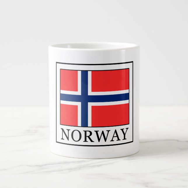 Taza De Café Gigante Noruega (Frente)