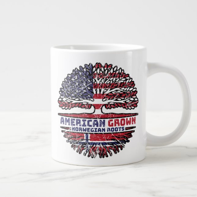 Taza De Café Gigante Noruego Noruego Estados Unidos Estados Unidos (Derecha)