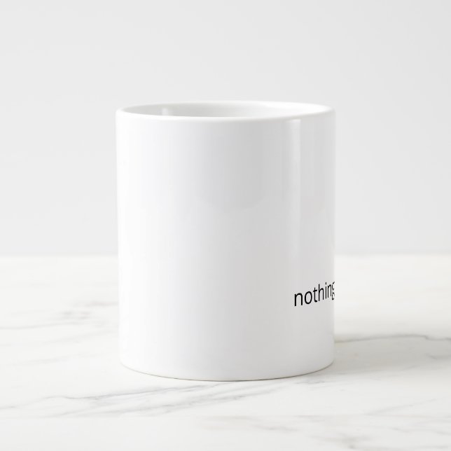 Taza De Café Gigante Nothing Needs Fixing – Minimal Support Coffee (Frente)