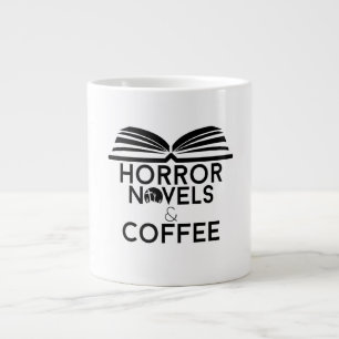 Taza De Café Gigante Novelas de Terror y Café