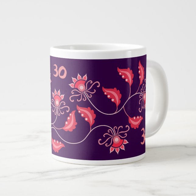 TAZA DE CAFÉ GIGANTE NOVIA, ESPOSA, MARIDO Y MARIDO DE REGALO DE FLORES (Derecha)