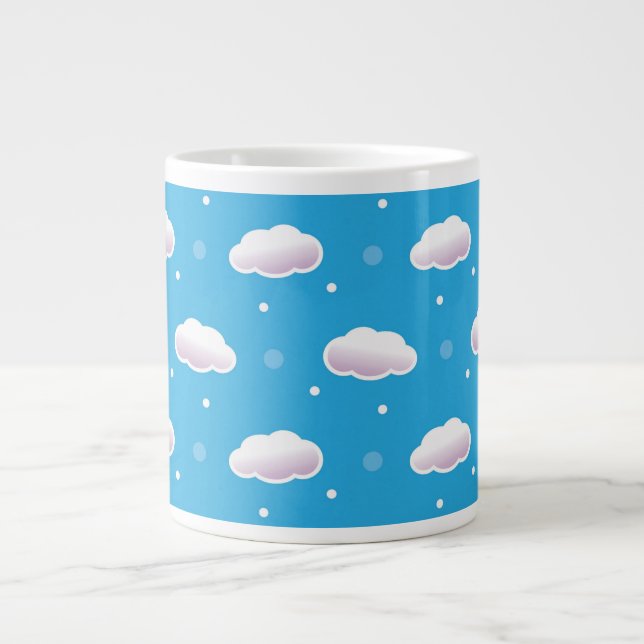 Taza De Café Gigante Nubes (Frente)