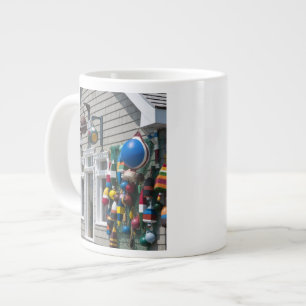 Taza De Café Gigante Nueva Escocia, Canadá. Tienda de boyas en Blue Roc