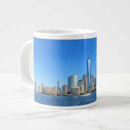 Taza De Café Gigante Nueva York vista desde Nueva Jersey