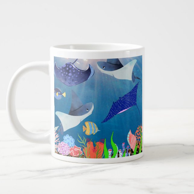 TAZA DE CAFÉ GIGANTE NUEVA ZELANDIA MEJOR PADRE DE DAD KIWI (Izquierda)