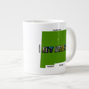 Taza De Café Gigante Nuevo mapa de México - Texto de la foto