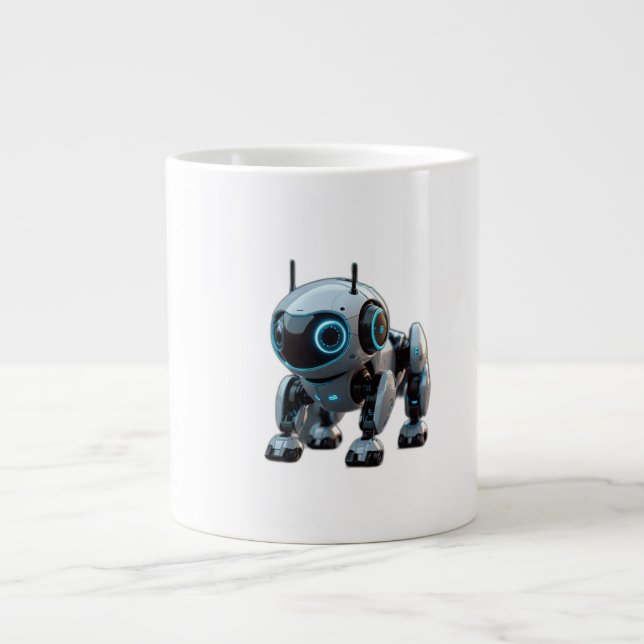 Taza De Café Gigante Nuevo robot (Frente)