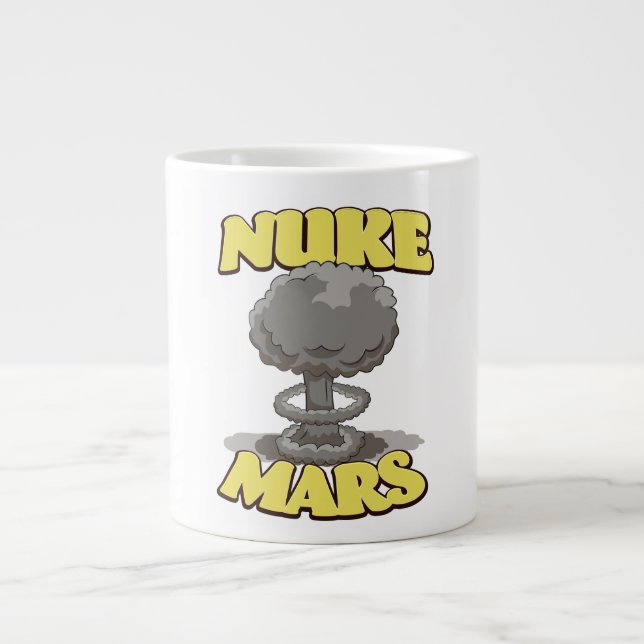 Taza De Café Gigante Nukear Marte (Frente)