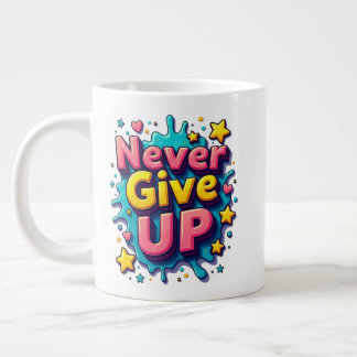 Taza De Café Gigante Nunca rendirse