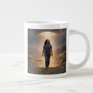 Taza De Café Gigante Nunca separado de Dios