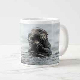 Taza De Café Gigante Nutria de mar adorable
