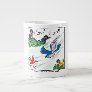 Taza De Café Gigante Observación de aves competitiva (cómic)