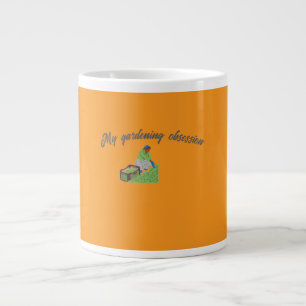 Taza De Café Gigante Obsesión de jardinería