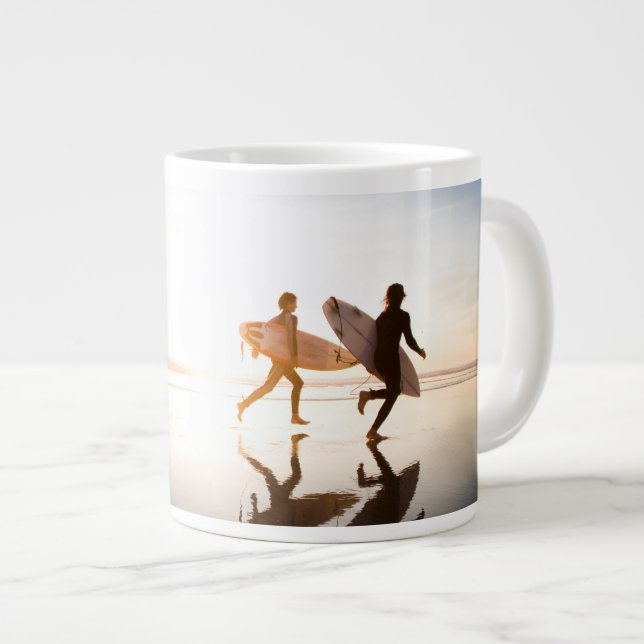 Taza De Café Gigante Oceanside Beach (Derecha)