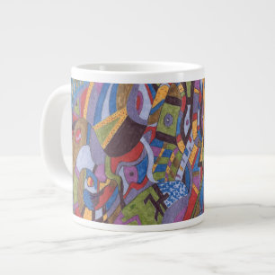Taza De Café Gigante "Octopus espacial" Resumen