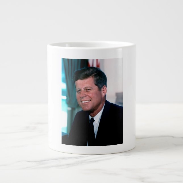 Taza De Café Gigante Oficina Oval del Presidente John F. Kennedy (Frente)
