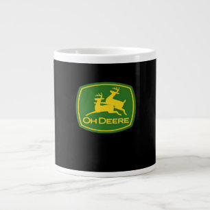Taza De Café Gigante Oh Ciervo Diseño Mínimo Moderno 