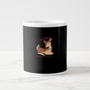 Taza De Café Gigante Oh Ciervo Navidad Diseño Moderno