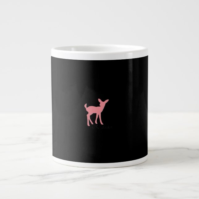 Taza De Café Gigante Oh Deer Retro Classic Style  (Frente)