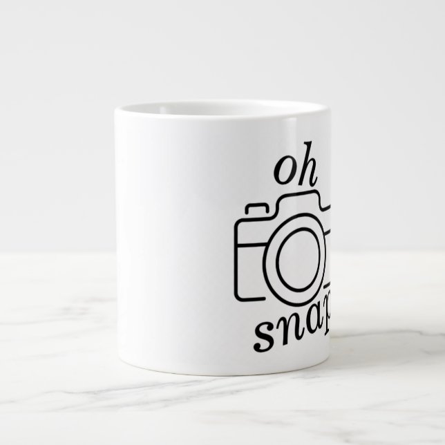 Taza De Café Gigante Oh Snap - Jumbo Mug (Frente)
