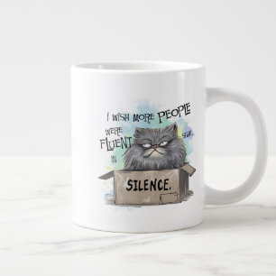 Taza De Café Gigante Ojalá más gente tuviera fluidez