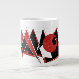 Taza De Café Gigante Ojo Rojo Mirando Mug Extra Grande