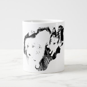 Taza De Café Gigante Ojos bonitos, encanto impactante