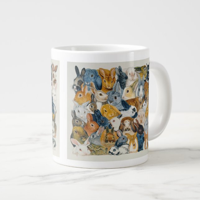 Taza De Café Gigante Ojos brillantes (Derecha)