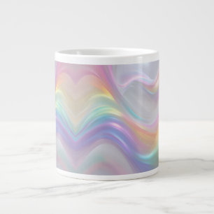 Taza De Café Gigante Olas de Luz