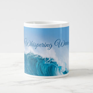 Taza De Café Gigante Olas de susurro: ASMR inspirada en el océano.