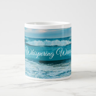 Taza De Café Gigante Olas de susurro: ASMR inspirada en el océano.