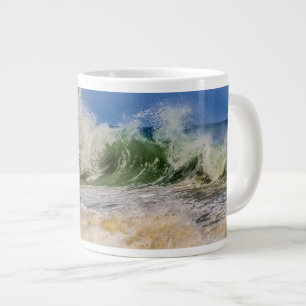 Taza De Café Gigante Olas oceánicas en movimiento