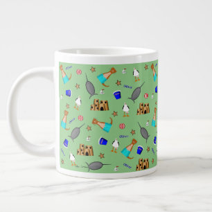 Taza De Café Gigante Oliver La Nutria Patrón de Vacaciones de Verano en