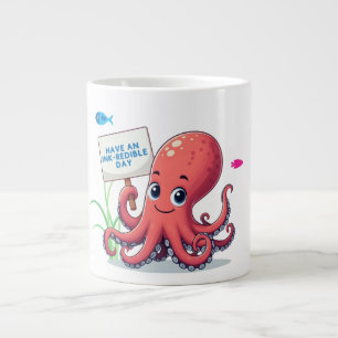 Taza De Café Gigante Opulpo personalizado con pescado