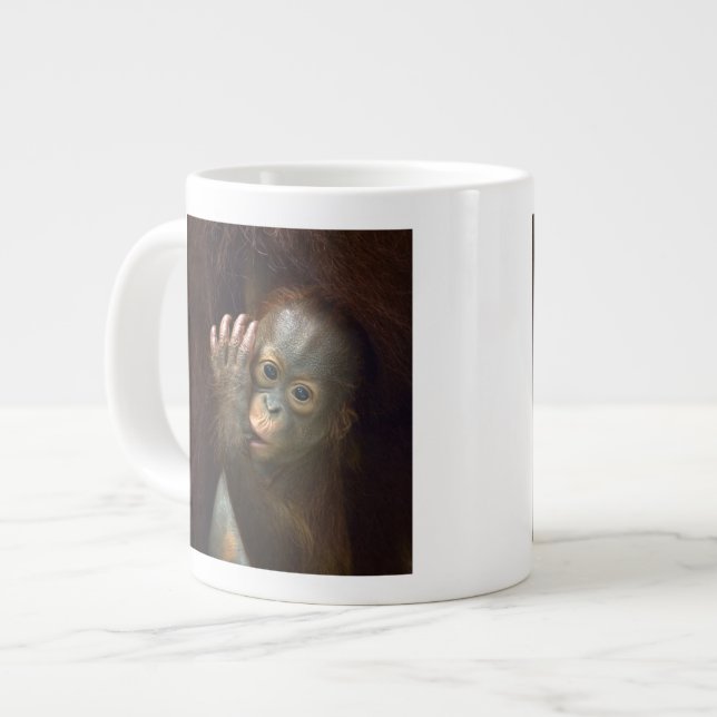 Taza De Café Gigante Orangután (Izquierda)