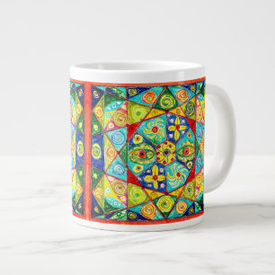 Taza De Café Gigante Orden abstracta