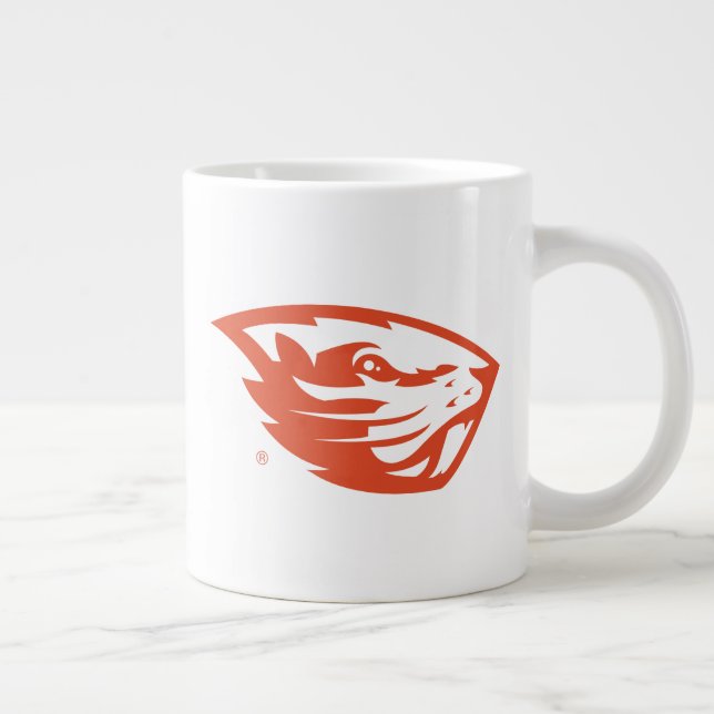 Taza De Café Gigante Oregon State Beavers | Cabeza de castor (Derecha)