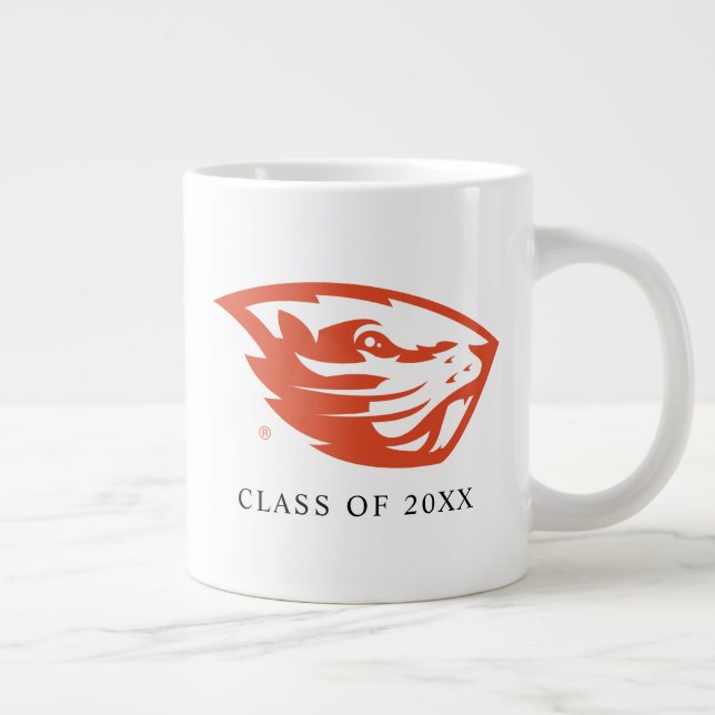Taza De Café Gigante Oregon State Beavers | Cabeza de castor (Derecha)