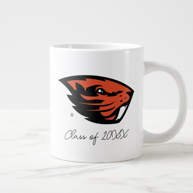 Taza De Café Gigante Oregon State Beavers | Cabeza de castor (Derecha)