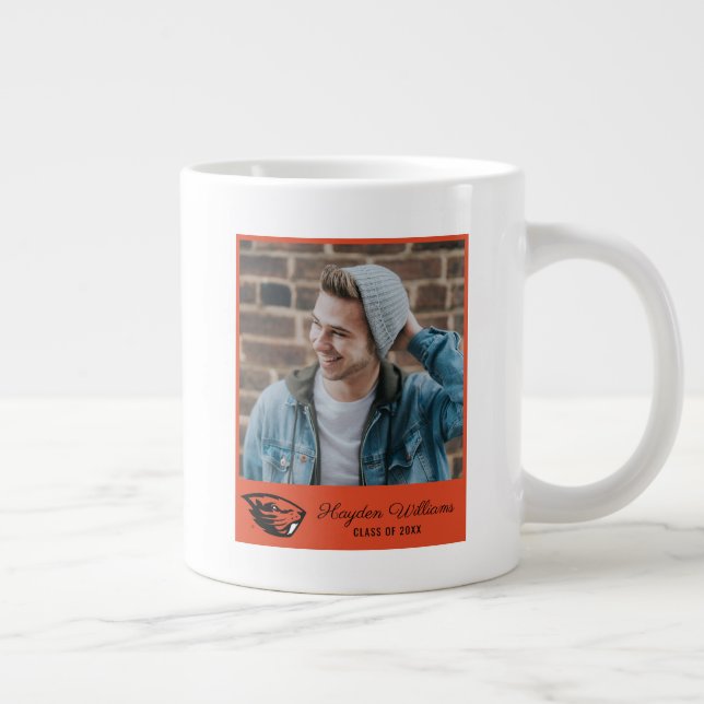 Taza De Café Gigante Oregon State Beavers | Cabeza de castor (Derecha)